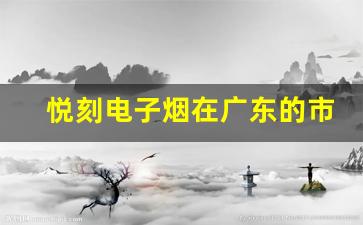 悦刻电子烟在广东的市场表现如何？