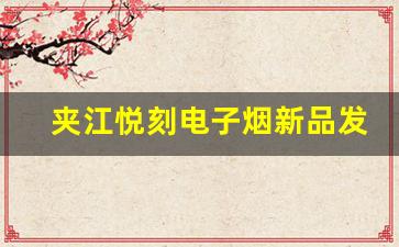 夹江悦刻电子烟新品发布：值得期待的创新功能
