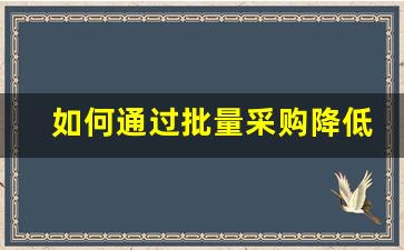 如何通过批量采购降低雾化电子烟货源成本