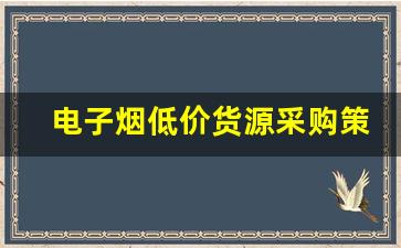 电子烟低价货源采购策略，提升你的盈利空间