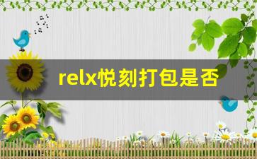 relx悦刻打包是否值得购买？用户真实反馈