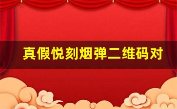 真假悦刻烟弹二维码对比，教你轻松识别