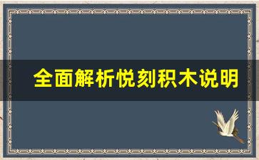 全面解析悦刻积木说明书图片中的拼搭技巧