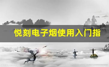 悦刻电子烟使用入门指南