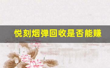 悦刻烟弹回收是否能赚钱？揭开背后真相
