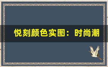 悦刻颜色实图：时尚潮流与吸烟体验并存